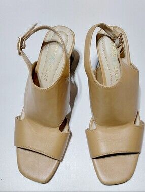 ANDREW GELLER Women's Tan Dress Sandals Size 8M